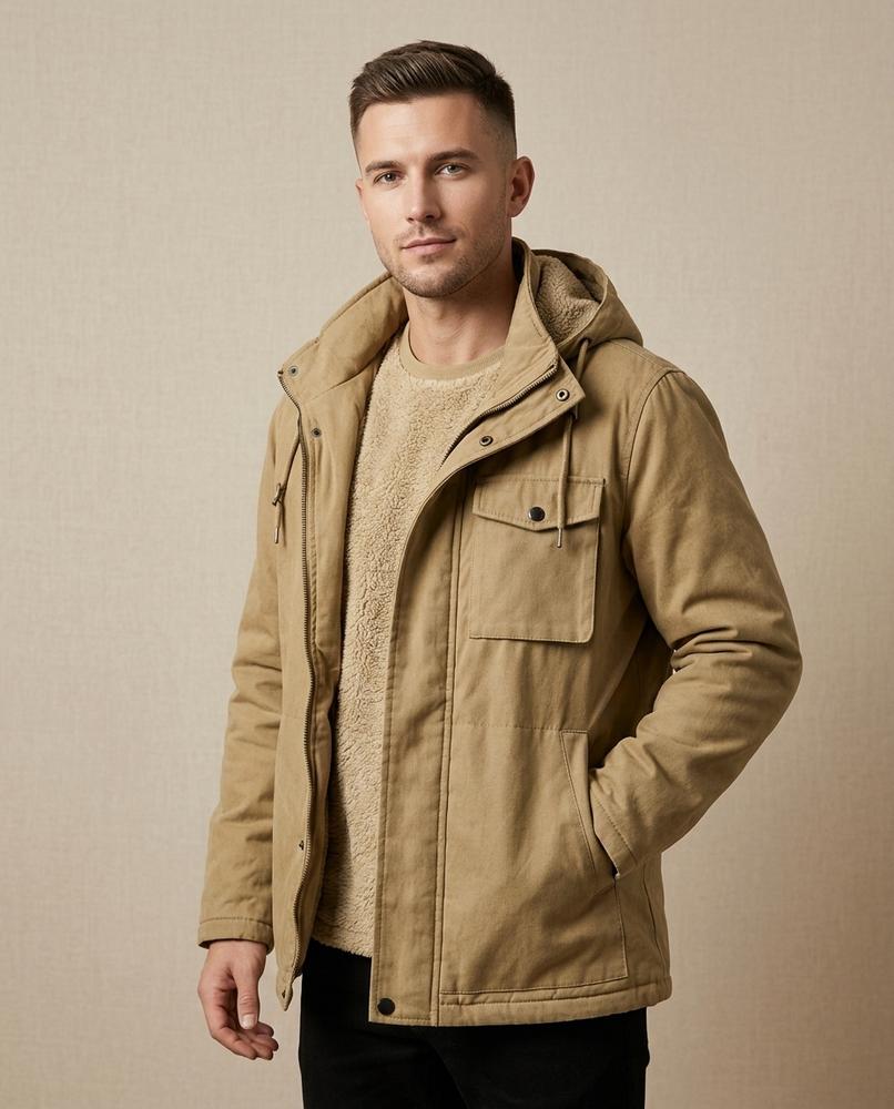 Lands Mode - Lalom | Gefütterte Cord Jacke Herren