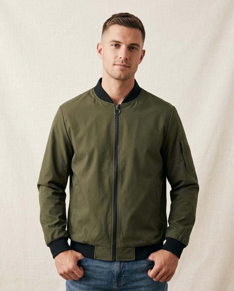 Lands Mode - Riran | Glatte Langärmlige Jacke Herren