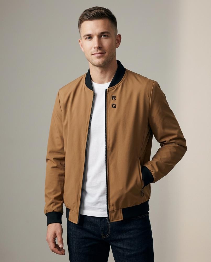 Lands Mode - Riran | Glatte Langärmlige Jacke Herren