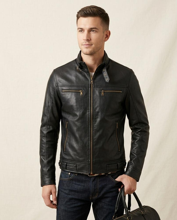 Beanland - Lalan | Taillierte Glatte Jacke Herren