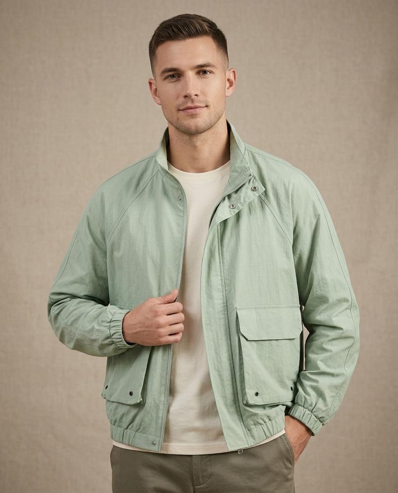 Lands Mode - Armer | Leichte Stehkragen Jacke Herren