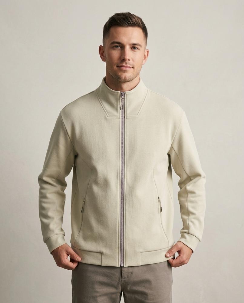 Lands Mode - Rowir | Strukturiert Hochgeschlossen Jacke Herren