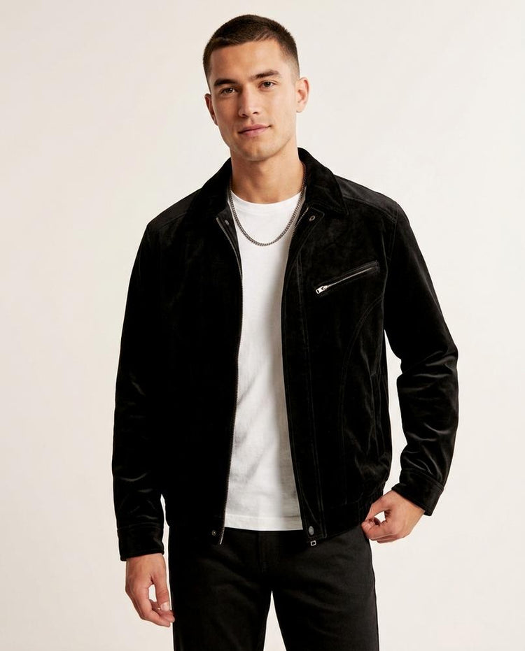 Beanland - Nuhas | Kurze Samtige Jacke Herren