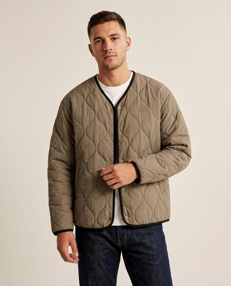 Beanland - Lolom | Gesteppt Kragenlos Jacke Unisex