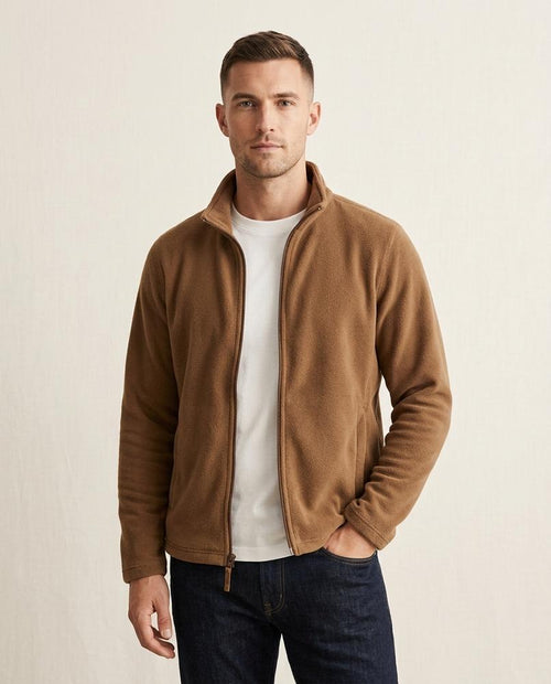 Lands Mode - Dahal | Reißverschluss Fleece Jacke Herren