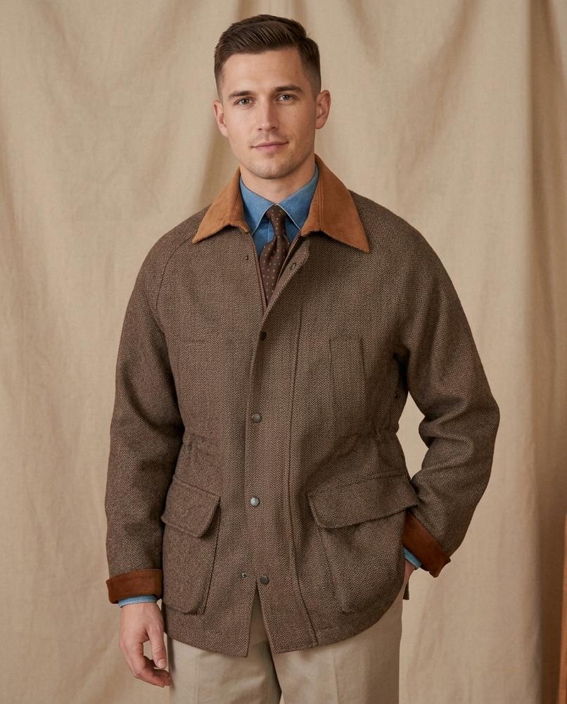 Lands Mode - Ramor | Strukturiert Taillierbar Jacke Herren