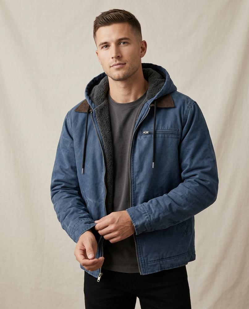 Beanland - Venor | Gefütterte Canvas Jacke Herren