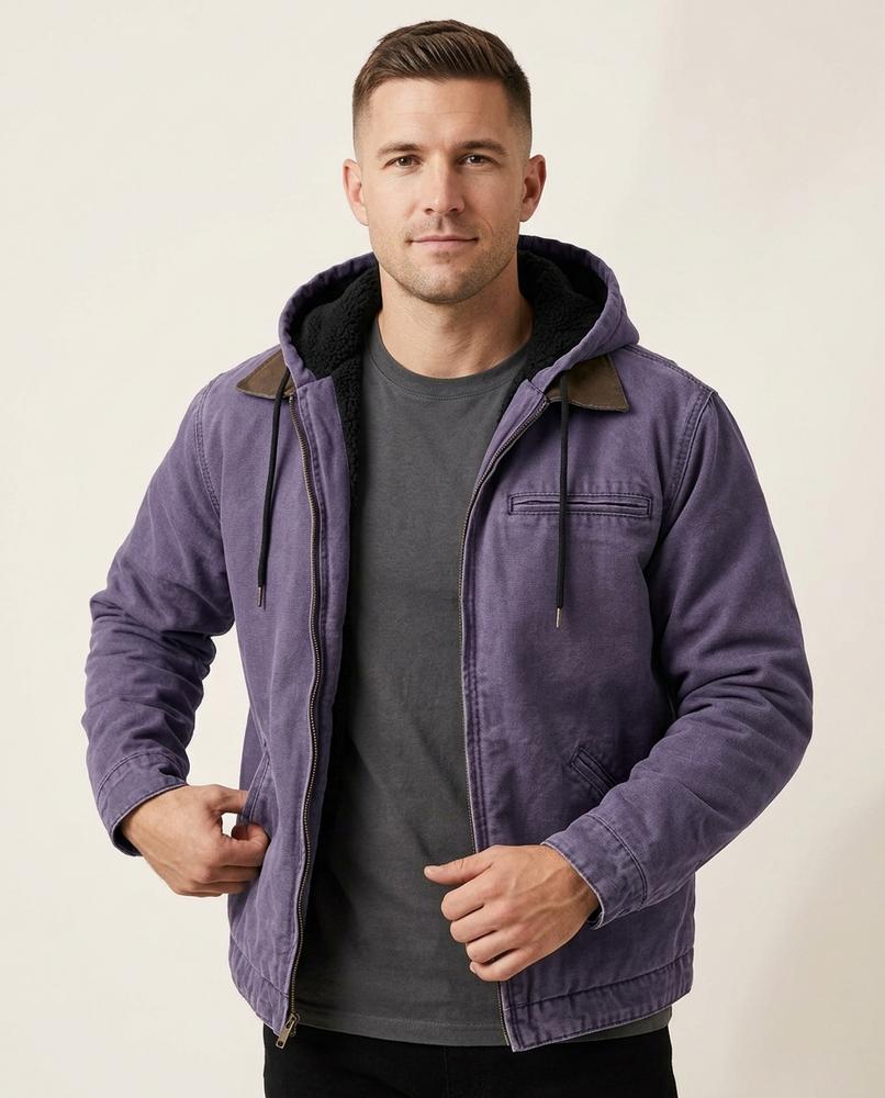 Lands Mode - Venor | Gefütterte Canvas Jacke Herren