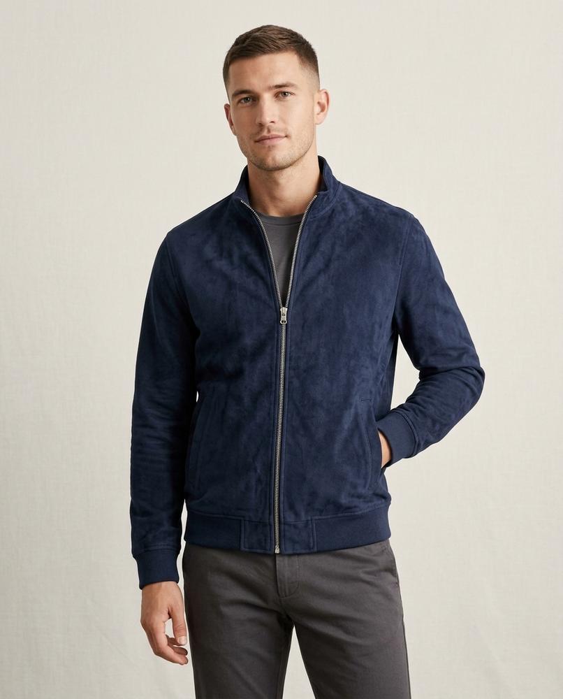 Lands Mode - Zesol | Veloursartige Hochgeschlossene Jacke Herren