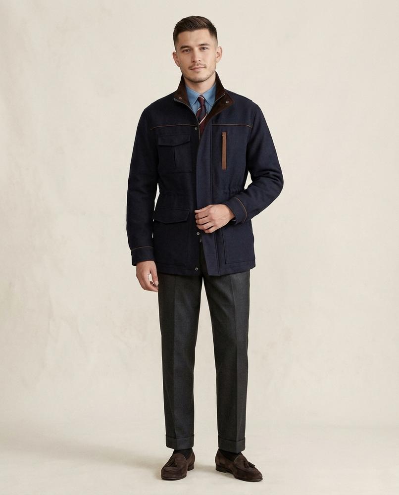 Lands Mode - Tatir | Gefütterte Paspelierte Jacke Herren