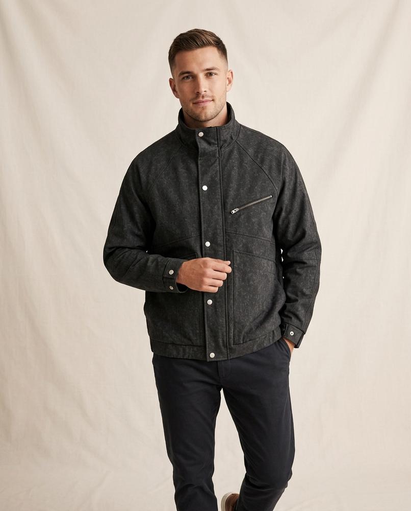 Lands Mode - Semon | Strukturierte Hochgeschlossene Jacke Unisex
