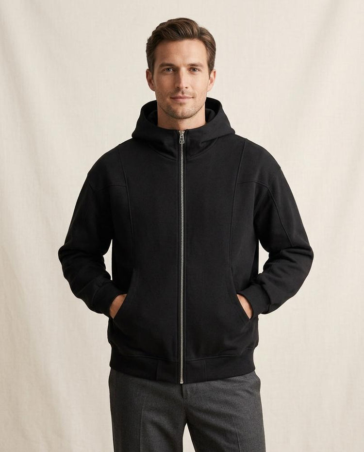 Beanland - Madar | Locker Geschnittener Strukturierter Hoodie Unisex