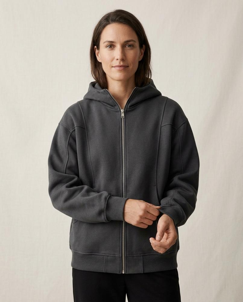 Lands Mode - Madar | Locker Geschnittener Strukturierter Hoodie Unisex