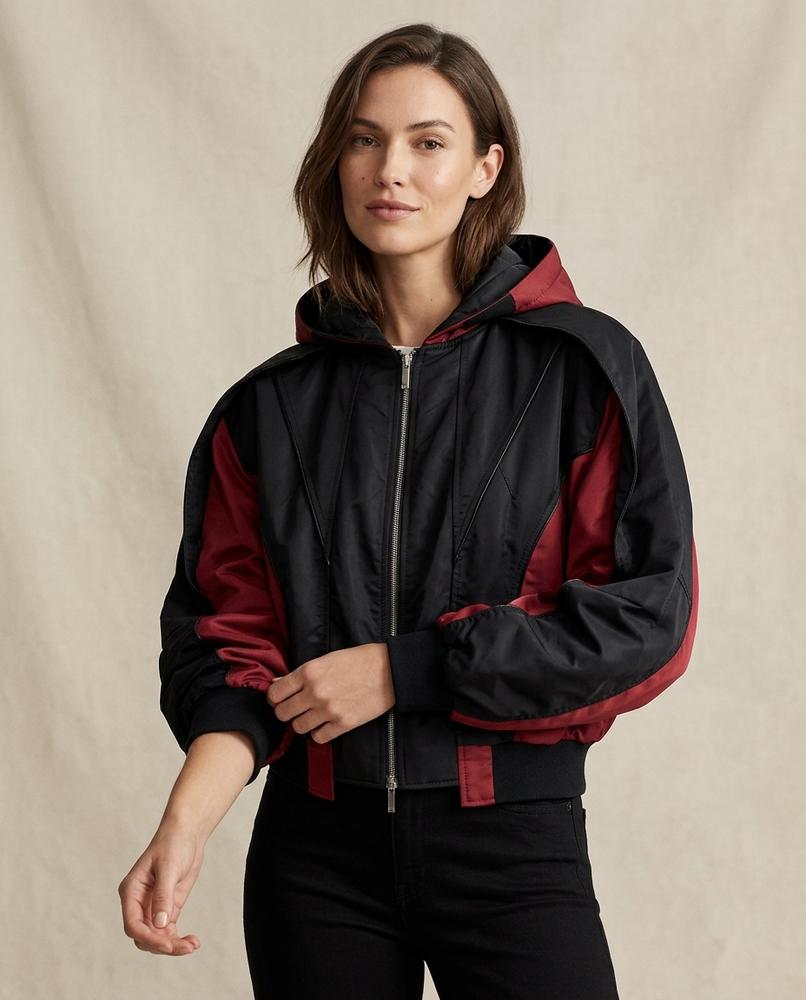 Lands Mode - Damer | Zweifarbige Kurz Geschnittene Jacke Damen