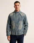 Lands Mode - Kevin | Hochgeschlossen Verwaschen Jacke Unisex
