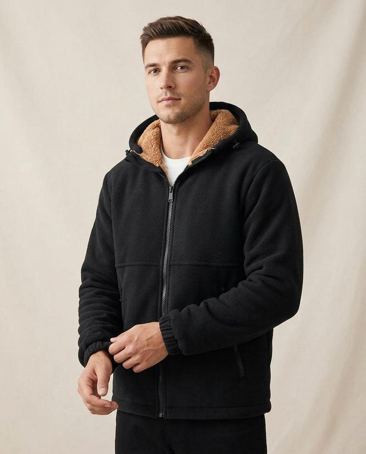 Beanland - Yovel | Teddyfutter Fleece Jacke Herren