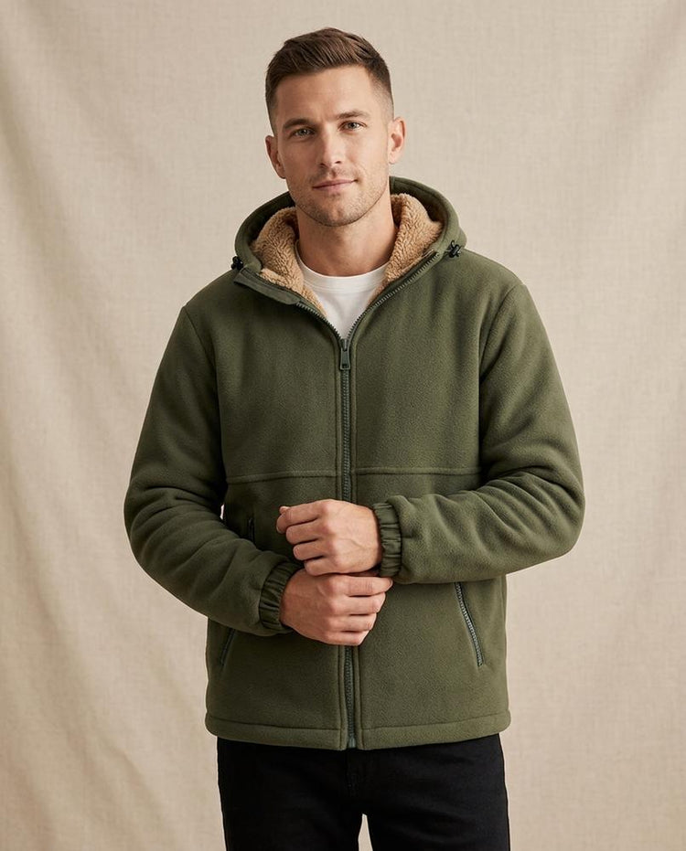 Beanland - Yovel | Teddyfutter Fleece Jacke Herren