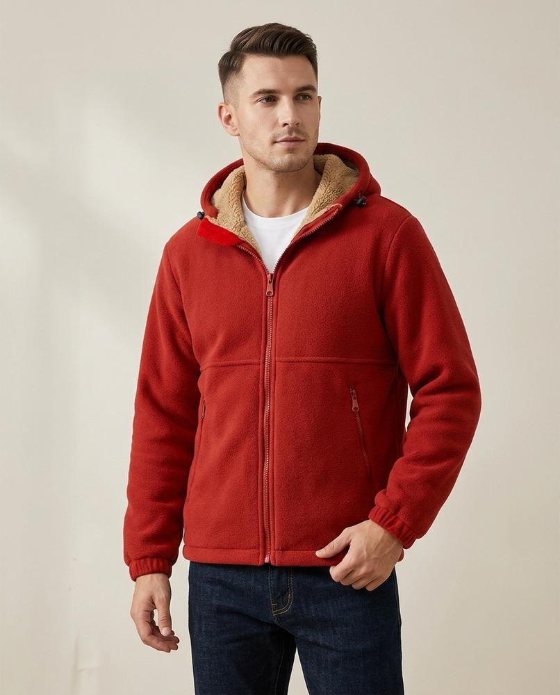 Lands Mode - Yovel | Teddyfutter Fleece Jacke Herren