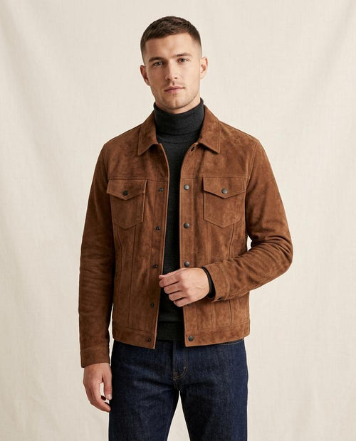 Lands Mode - Allor | Gefüttert Geknöpft Jacke Herren