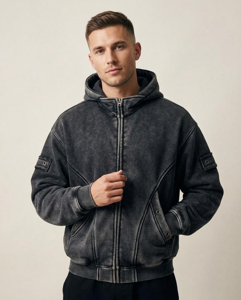 Lands Mode - Cotor | Reißverschluss Gefütterte Jacke Unisex