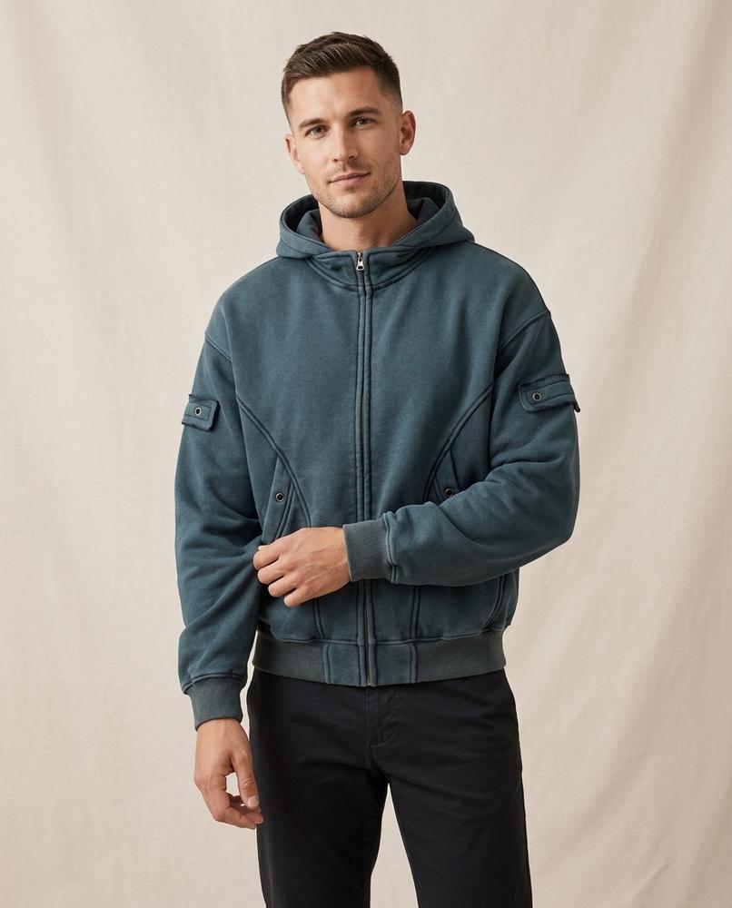 Lands Mode - Cotor | Reißverschluss Gefütterte Jacke Unisex