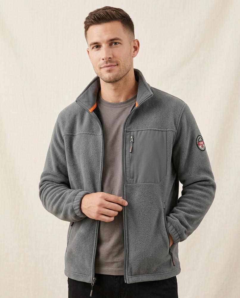 Lands Mode - Alvel | Gefütterte Fleece Jacke Herren