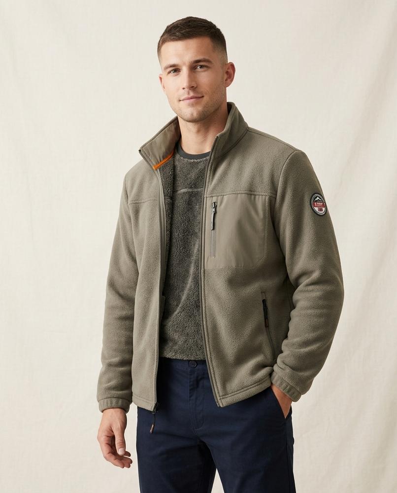 Lands Mode - Alvel | Gefütterte Fleece Jacke Herren