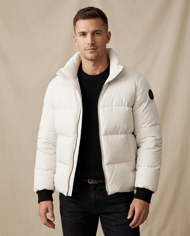 Lands Mode - Salev | Wattiert Hochschließend Jacke Herren