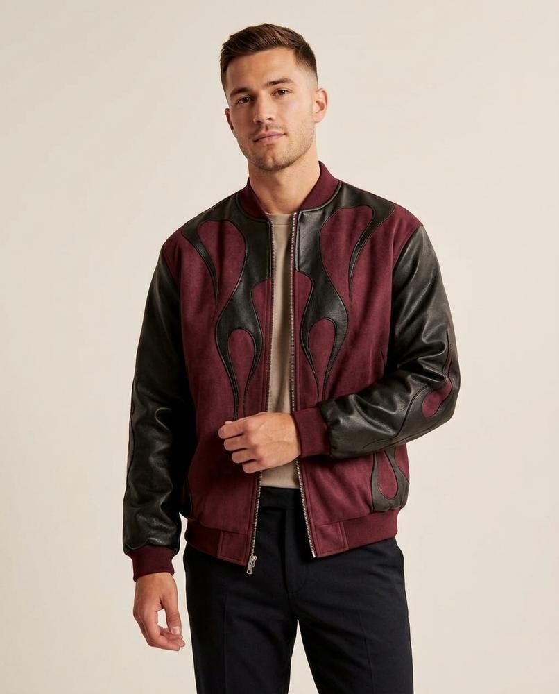 Lands Mode - Lamer | Appliziert Zweifarbig Jacke Unisex
