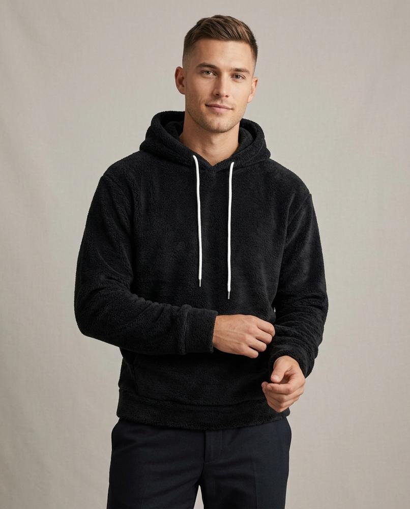 Lands Mode - Noven | Plüschiger Langärmliger Hoodie Unisex