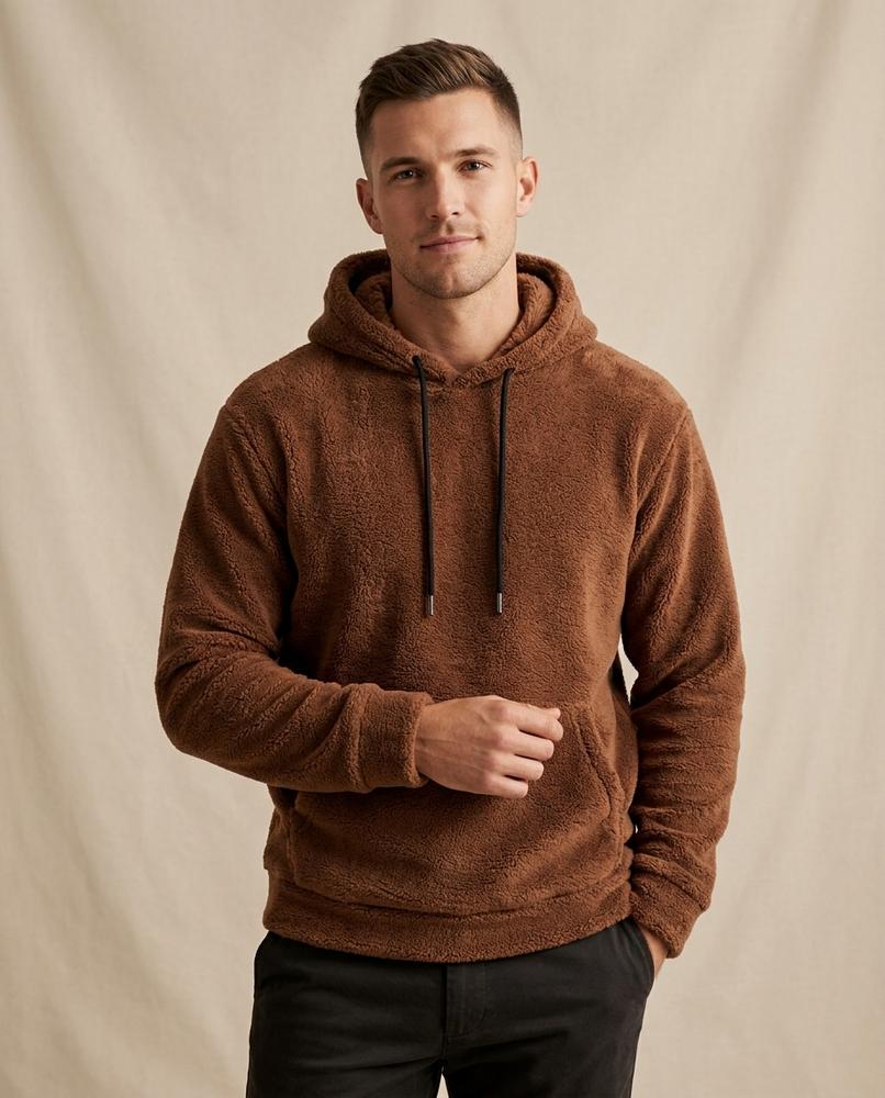 Lands Mode - Noven | Plüschiger Langärmliger Hoodie Unisex