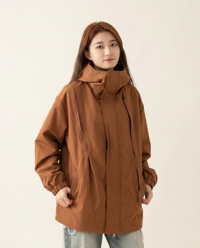 Lands Mode - Nolar | Weit Geschnittene Funktions Jacke Unisex