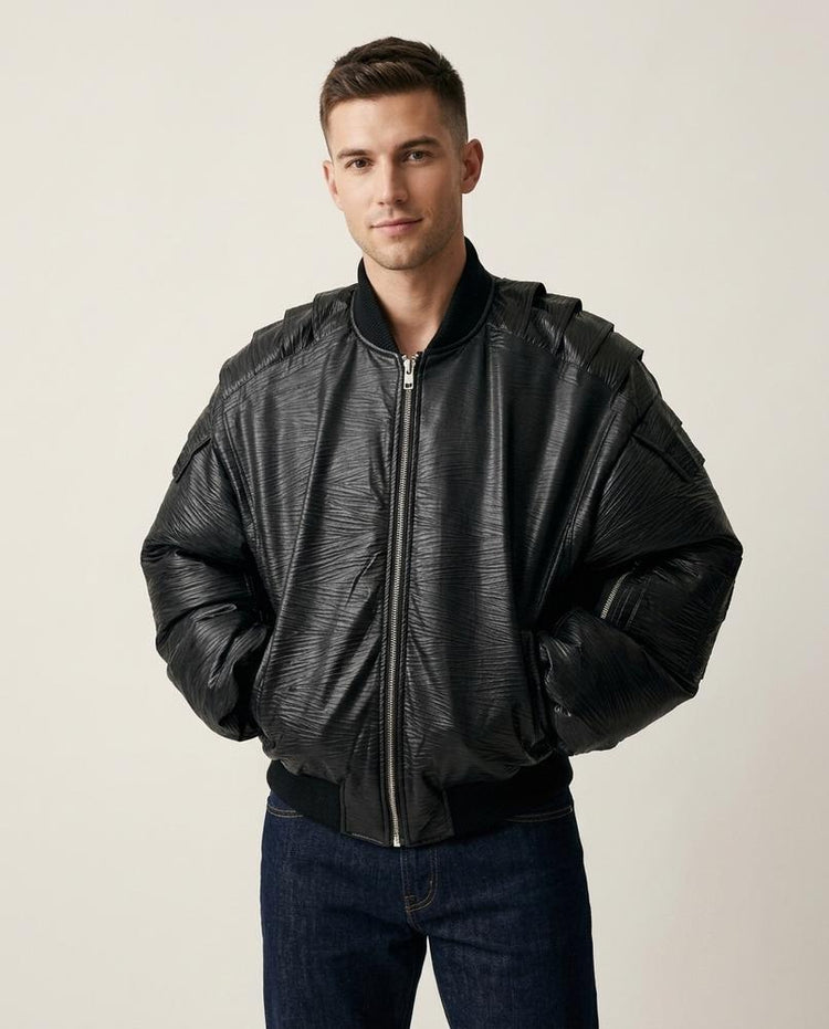Beanland - Noram | Strukturierte Wattierte Jacke Unisex