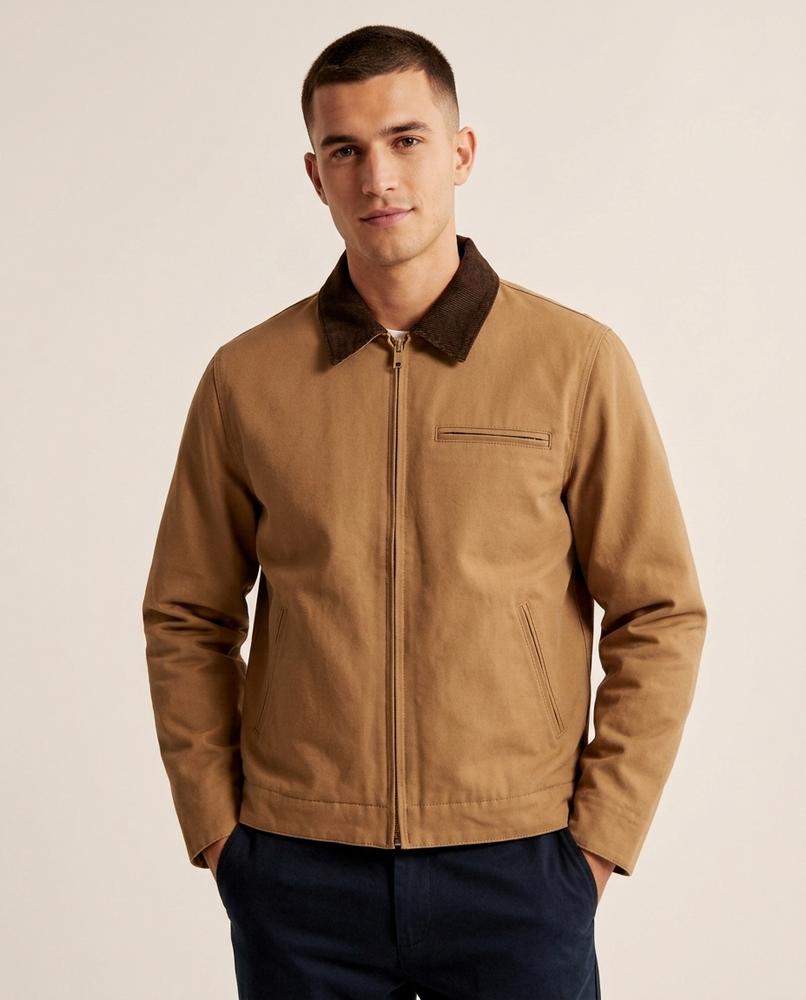 Lands Mode - Alzan | Reißverschluss Umlegekragen Jacke Herren