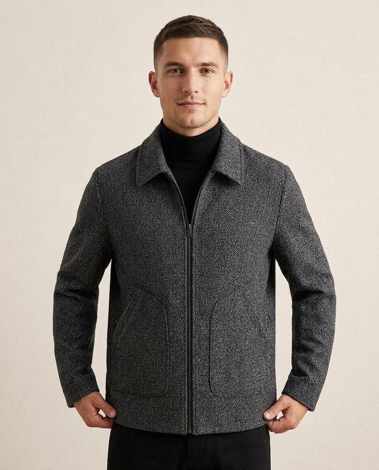 Beanland - Armel | Strukturiert Meliert Jacke Herren