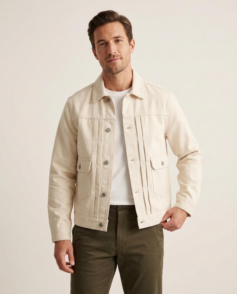 Lands Mode - Rilom | Geknöpfte Canvas Jacke Unisex