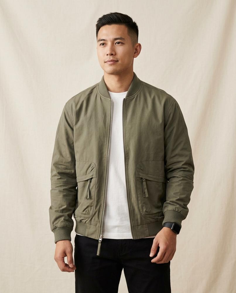 Lands Mode - Lylan | Leichte Gerippte Jacke Herren
