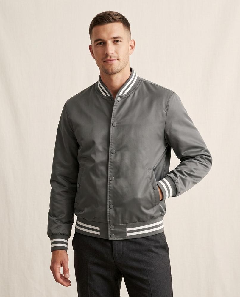 Lands Mode - Sever | Blousonartige Gestreifte Jacke Herren