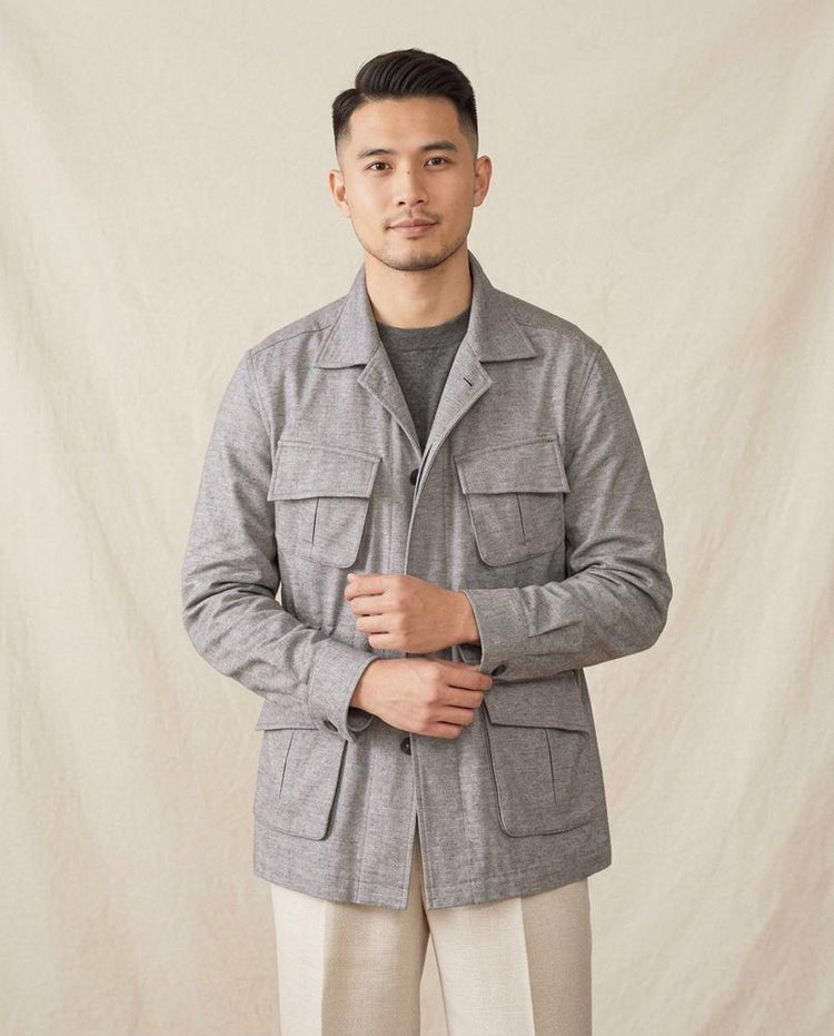 Beanland - Ketor | Strukturiert Vier-Taschen Jacke Herren