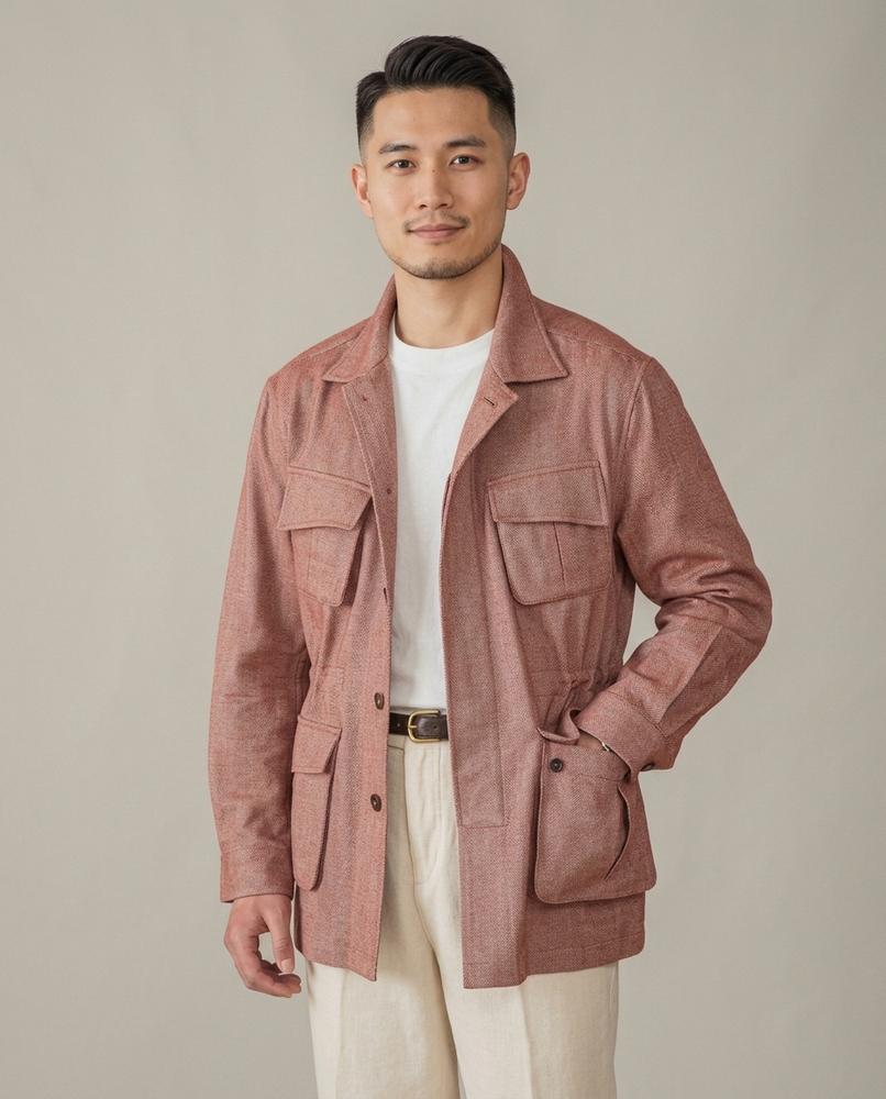 Lands Mode - Ketor | Strukturiert Vier-Taschen Jacke Herren