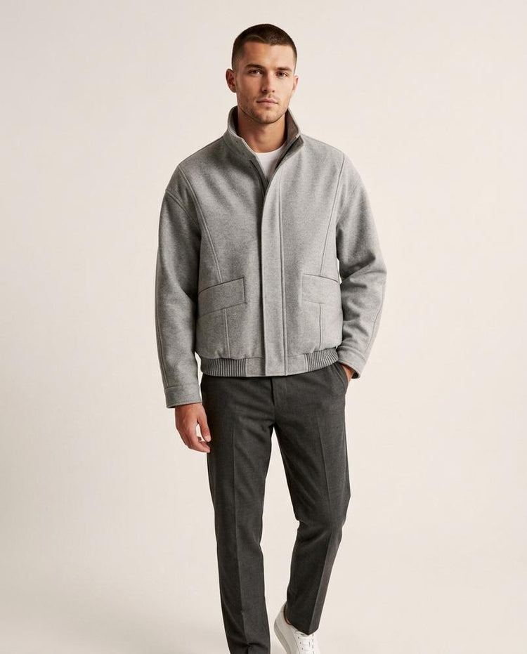 Beanland - Rizan | Kastige Hochgeschlossene Jacke Unisex