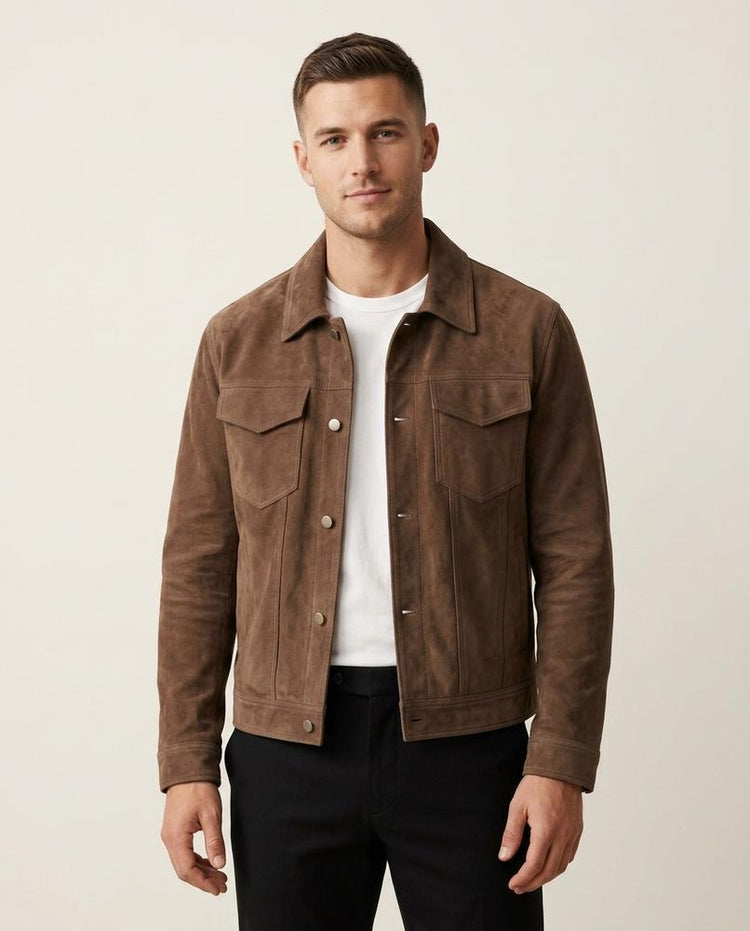 Beanland - Dakar | Veloursartig Geknöpft Jacke Herren