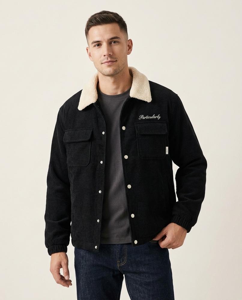 Lands Mode - Elron | Gefütterte Cord Jacke Unisex