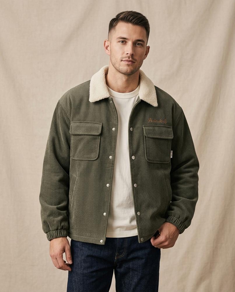 Beanland - Elron | Gefütterte Cord Jacke Unisex
