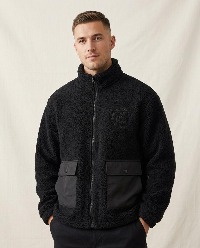 Lands Mode - Zarel | Strukturiert Hochschließend Jacke Unisex
