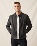 Lands Mode - Setal | Stehkragen Veloursleder Jacke Herren