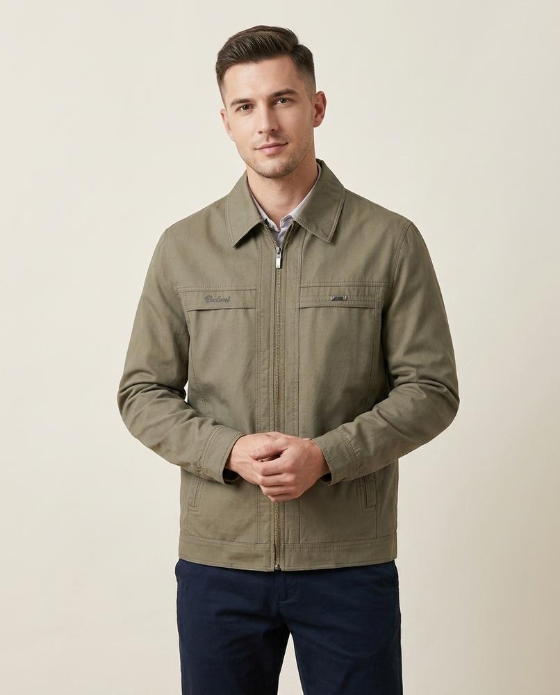 Lands Mode - Nivin | Robust Langärmlig Jacke Herren