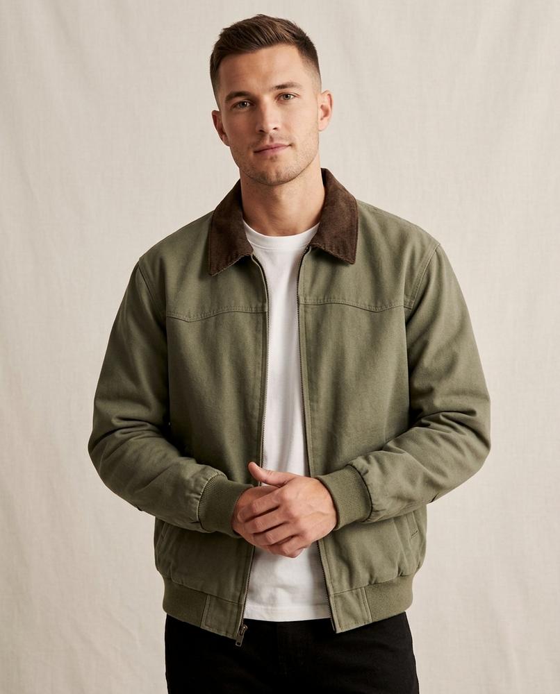 Lands Mode - Arral | Gefütterte Strukturierte Jacke Herren