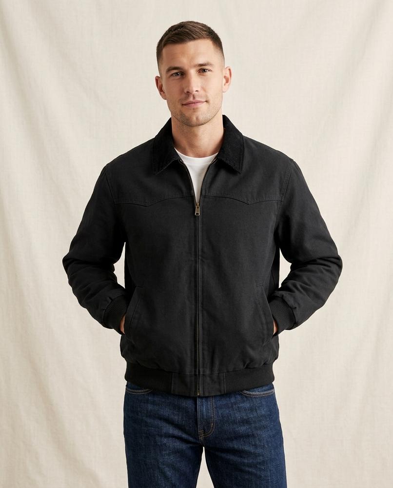 Lands Mode - Arral | Gefütterte Strukturierte Jacke Herren