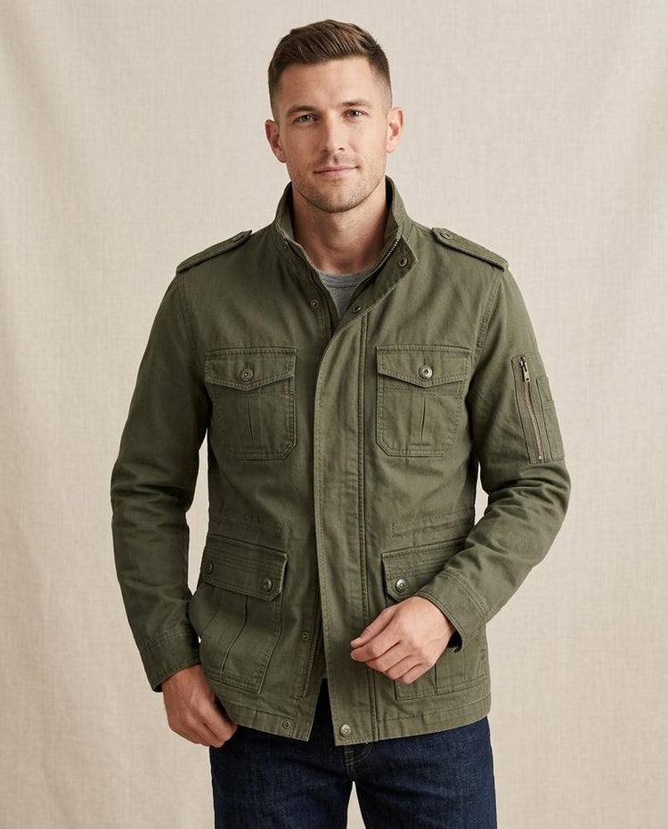 Beanland - Vilen | Stehkragen Multitaschen Jacke Herren
